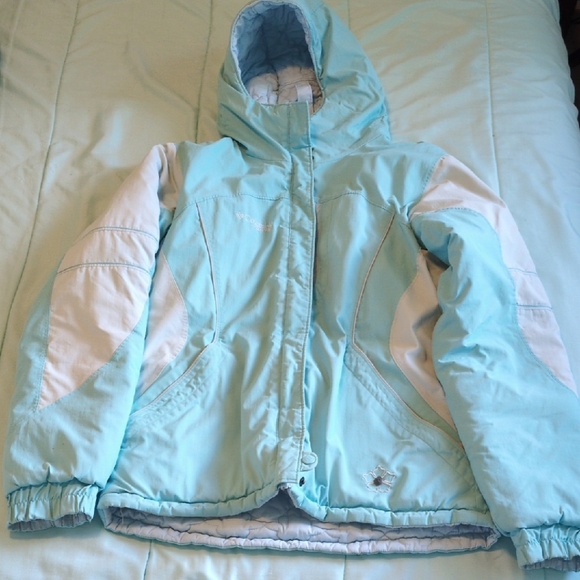 Columbia Other - Columbia Kids Aqua and White Jacket